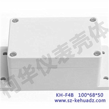 F4B：100*68*50供应塑料防水盒电源塑料外壳塑料壳体(带耳)