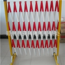 可移动式玻璃钢伸缩围栏/圆管式绝缘伸缩护栏1米