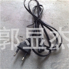 揭阳棉湖电源线厂家直销国标八字尾插头电源线