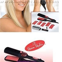 供应高档外贸直发器、高档烫发器、发夹、卷发器、带蒸气美发器