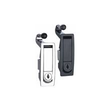 赛普供应亚光黑平面锁MS606-1锌合金按钮式柜锁工业平面锁