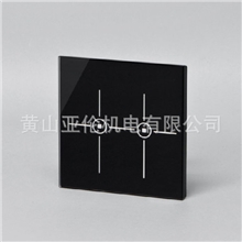 触摸开关厂家长期供应SR-N302-02二开单控智能触摸开关