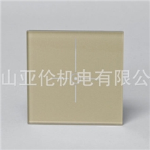 长期供应触摸屏开关N3系列金色单控触摸开关