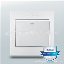 【企业集采】南菱N580一位单控开关窄边设计高档墙壁开关