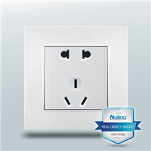 【企业集采】供应超薄墙壁开关二位三极插座工程家用墙壁开关