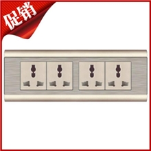 一件代发，118墙壁开关不锈钢拉丝，厂家直销