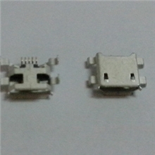 批发供应microUSB5P母座/micro5p沉板0.7/micro5P带插板1.5脚宽