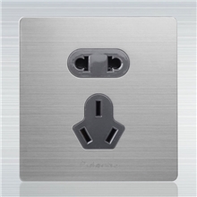 五孔插座K1.0全不锈钢拉丝墙壁插座诚招全国空白县市经销商