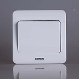 双防伪西门子开关插座远景白色系列一开双控开关正品代理批发