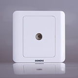 双防伪西门子开关插座远景雅白普通电视插座正品代理批发