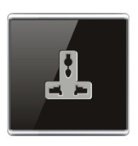 沁友电器墙壁开关.开关..X6苹果镜面开关86墙壁开关