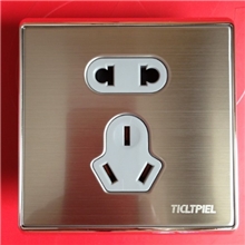 厂家出售墙壁开关/钢架结构/五孔插座/86-新金刚