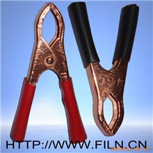 供应镀铜鳄鱼夹/电瓶夹/测试夹/弹簧夹（厂家直销）飞林30A