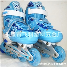 PU全闪款卡通最新直排溜冰鞋直排轮滑鞋儿童旱冰鞋厂价批发
