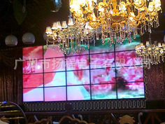 扬程电子承接KTV大屏液晶拼接墙安装工程施工