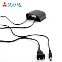 沃仕达12V电源监控电源开关电源12V2A室外防水足安黑色