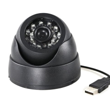 红外夜视插卡海螺监控一体摄像机半球7725室内监控摄像一体机