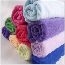 韩国毛巾多功能超细纤维抹布批发幼儿园儿童小方巾30*30擦车巾