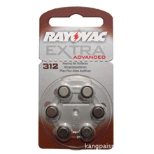 原装正品助听器电池312英国进口雷特威电池RAYVOAC锌空气电池A312