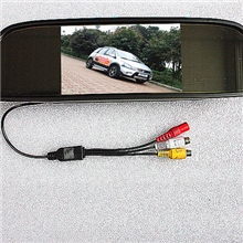 厂家供应5寸车载后视镜显示器，倒车后视显示器，后视影像监视器