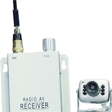 6灯红外微型无线1.2GR彩色摄像机/迷你夜视监控摄像头/远距离传输