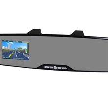 批发1080P超广角后视镜D300行车记录仪红外夜视有车人士首选