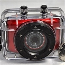 户外运动款深度防水摄像机高清行车记录仪2.0触摸