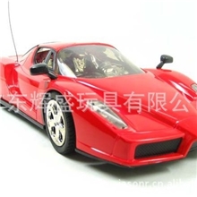 【优质推荐】供应红色法拉利全比例遥控车带灯光开窗盒包装