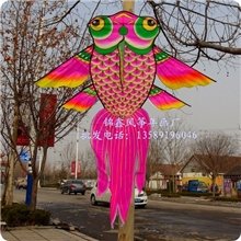 风筝厂家直销批发SHD粉金鱼112*137厘米好飞好携带适合儿童