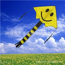 潍坊风筝美国中笑脸儿童最爱方便携带出口品质平稳微风系列