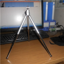 银色金属头小三脚架桌面三脚架