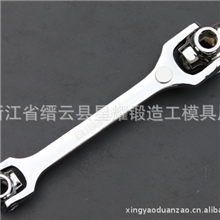 &lsquo;狗骨头&rsquo;多功能扳手整把锻造8in116in1