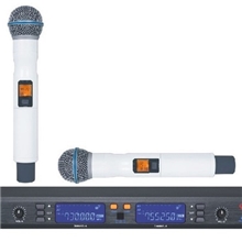 专业婚庆舞台，KTV，工程专用真分集一拖二无线麦克风/话筒
