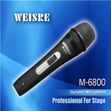 供应WEISRE牌有线麦克风M-6900(KTV演出）高档专用话筒