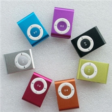 铝合金MP3厂家销售录音苹果MP3插卡MP3插卡MP3工厂夹子