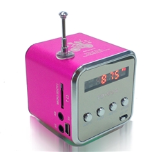 TD-V26便携插卡音响铝合金迷你礼品音箱价格优势深圳工厂批发