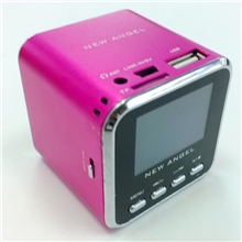 供应A08插卡音箱歌词显示/闹钟/日历迷你音箱