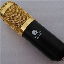 电容麦克风贝特BE-660黑色录音麦话筒录音麦克风可配防喷网