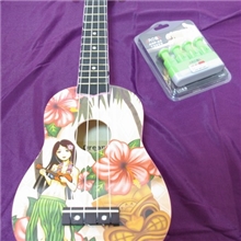 乐器批发卡通小四弦21寸