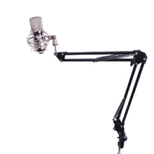 全金属360度万向桌面悬臂支架适合手持电容麦克风架话筒吊架