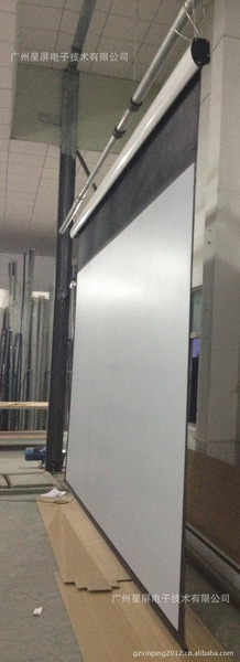 厂家供应豪华影院拉线幕|工程用电动拉线幕可定做任意幕布尺寸