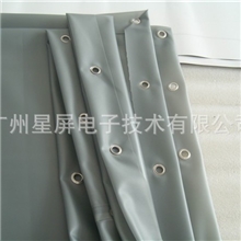 厂家供应包边打孔背投幕全息膜背投软幕布任意尺寸均可定做平方算