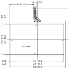供应CPT,瀚彩群创奇美CPT的4.3寸触摸屏