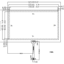 供应触摸屏7.5寸软膜结构