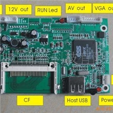 供应U盘自动更新CF卡播放内容的广告机播放板(图)