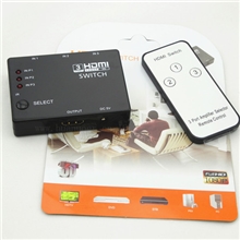 厂家直销HDMI切换器3进1带遥控HDMI迷你切换器分配器
