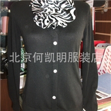 量身定做白领丽人OL通勤假两件套新款真丝山羊绒衫！