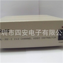 监控专用GL-202-22进4出视频分配器可订做机架式