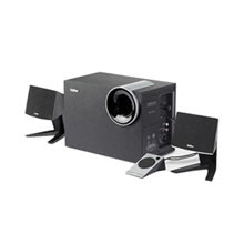 漫步者音响R201T北美版多媒体台式电脑音箱2.1低音炮批发议价