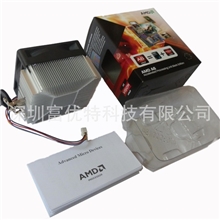 马来西亚进口AMD原装CPU散热器支持四核CPUAVC风扇滚珠温控